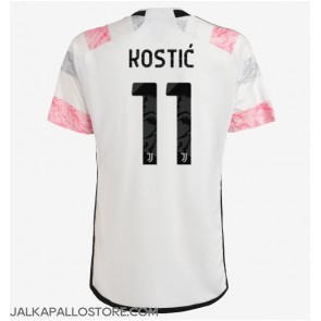 Juventus Filip Kostic #11 Vieraspaita 2023-24 Lyhythihainen